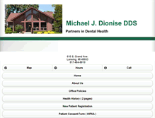 Tablet Screenshot of michaeldionise.com